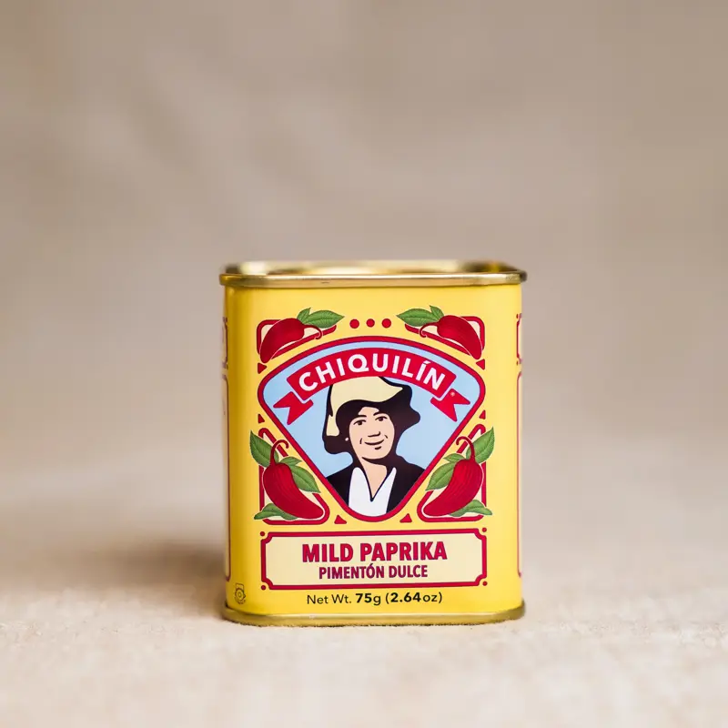 Chiquilín Mild Paprika – Autentisk Spansk Krydder i Metallboks