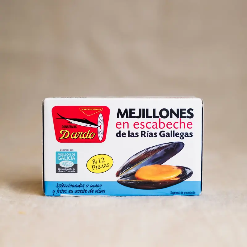 Mejillones Blåskjell – Eksklusive Marinerte Blåskjell fra Spania hos Pettersen & Co