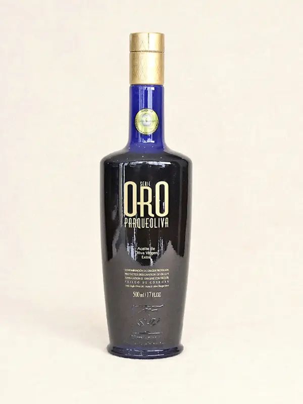 Parqueoliva Serie Oro – prisvinnende spansk ekstra virgin olivenolje 500ml fra Andalusia