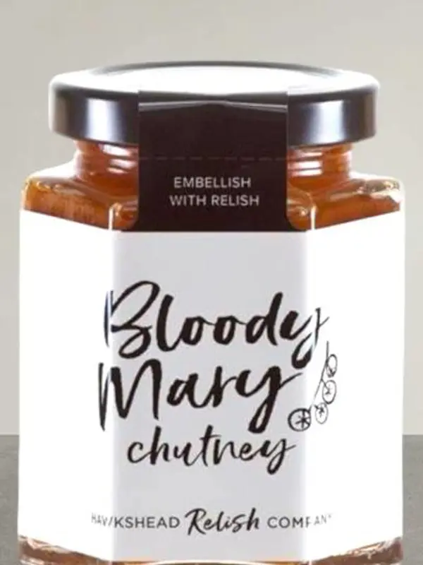 Glass med Bloody Mary-inspirert chutney 200g – tomat og krydder