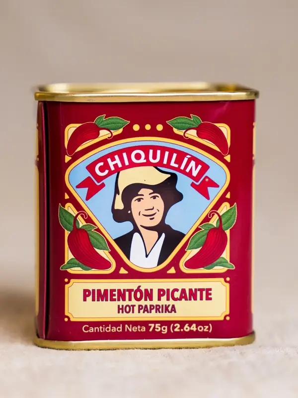 Chiquilín Hot Paprika – Sterkt Spansk Paprikapulver i Metallboks