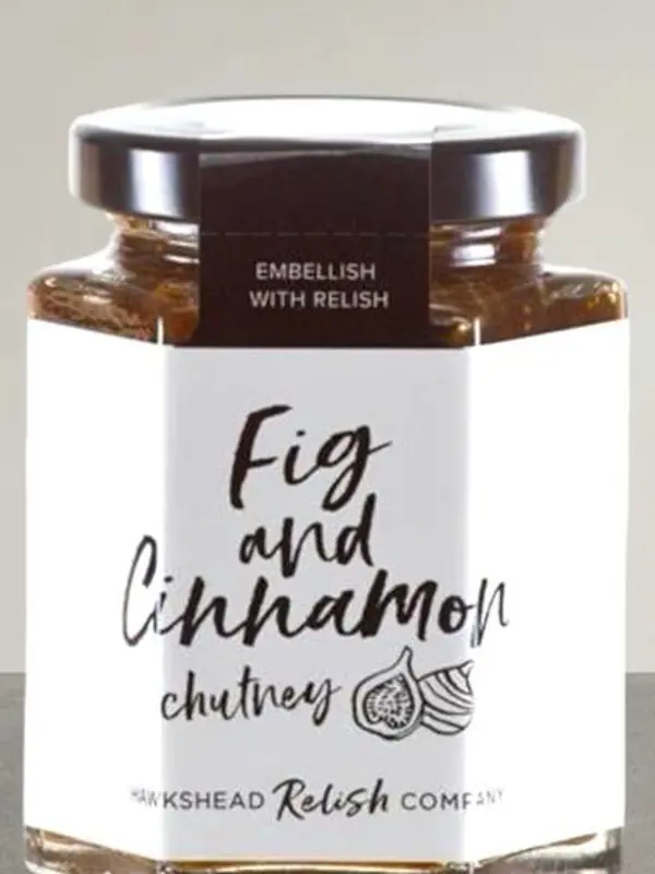 Glass med fiken- og kanelchutney 210g – søt og krydret