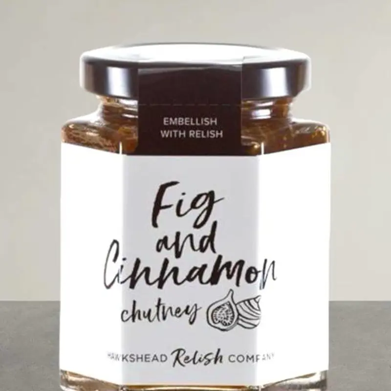 Glass med fiken- og kanelchutney 210g – søt og krydret
